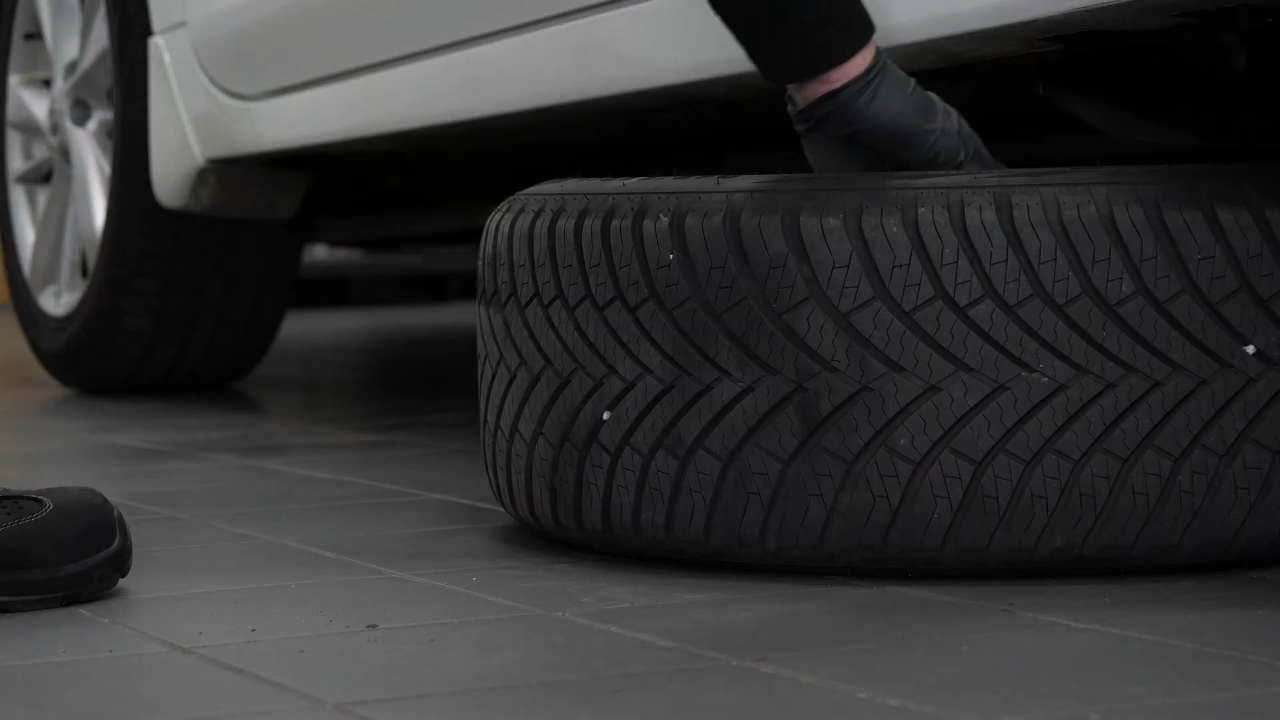 Put the vehicle back on the ground