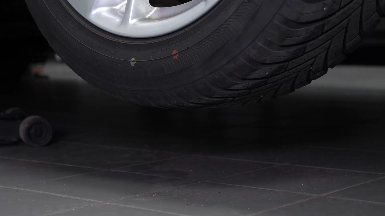 Put the vehicle back on the ground