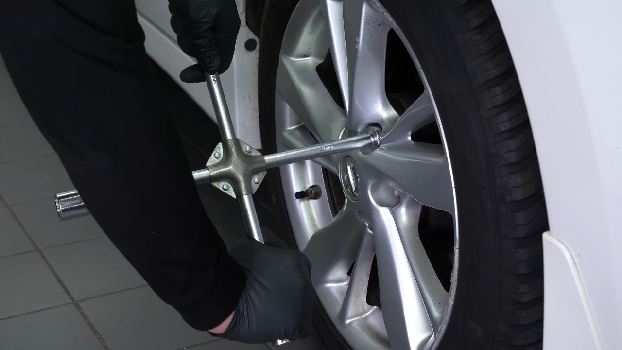 Put the vehicle back on the ground