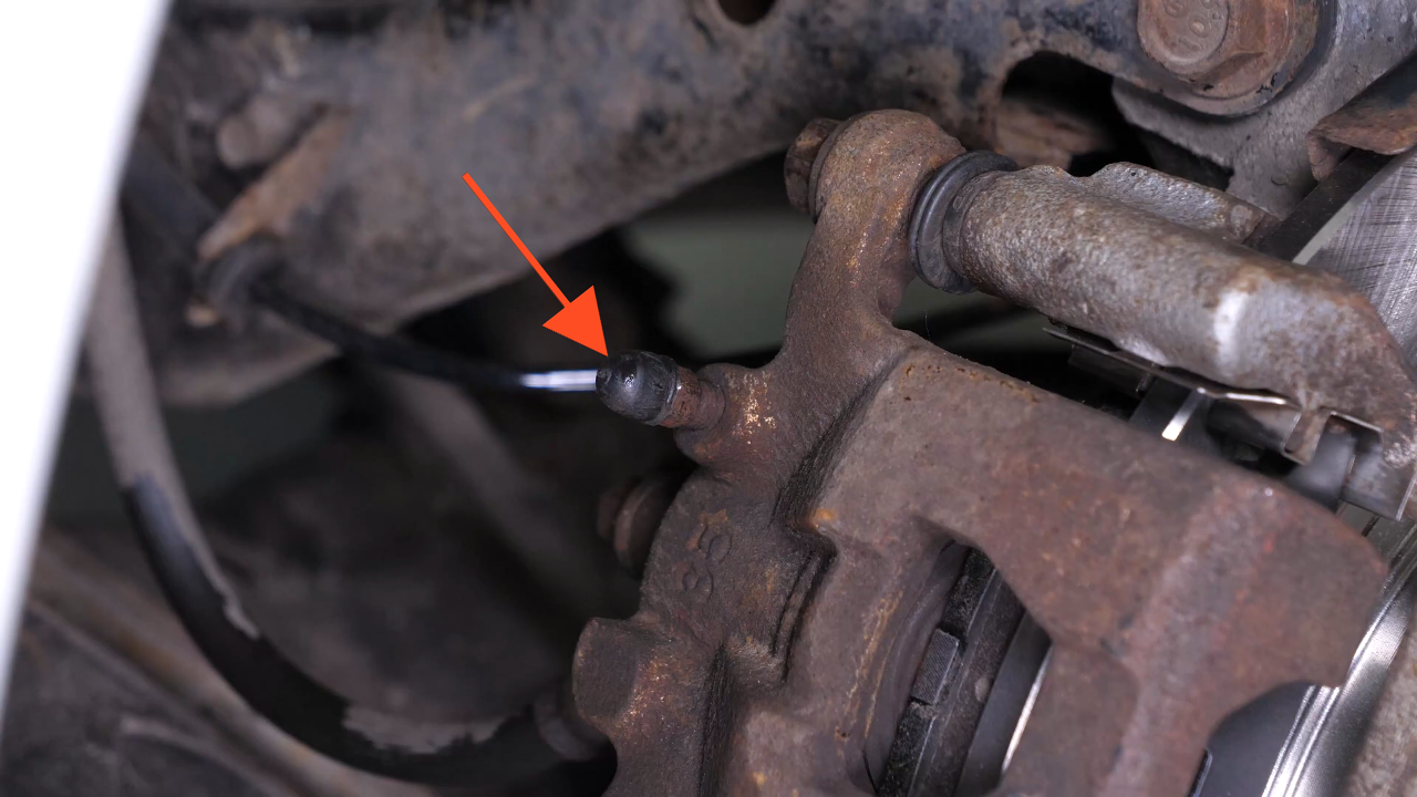 Prepare the rear bleeder