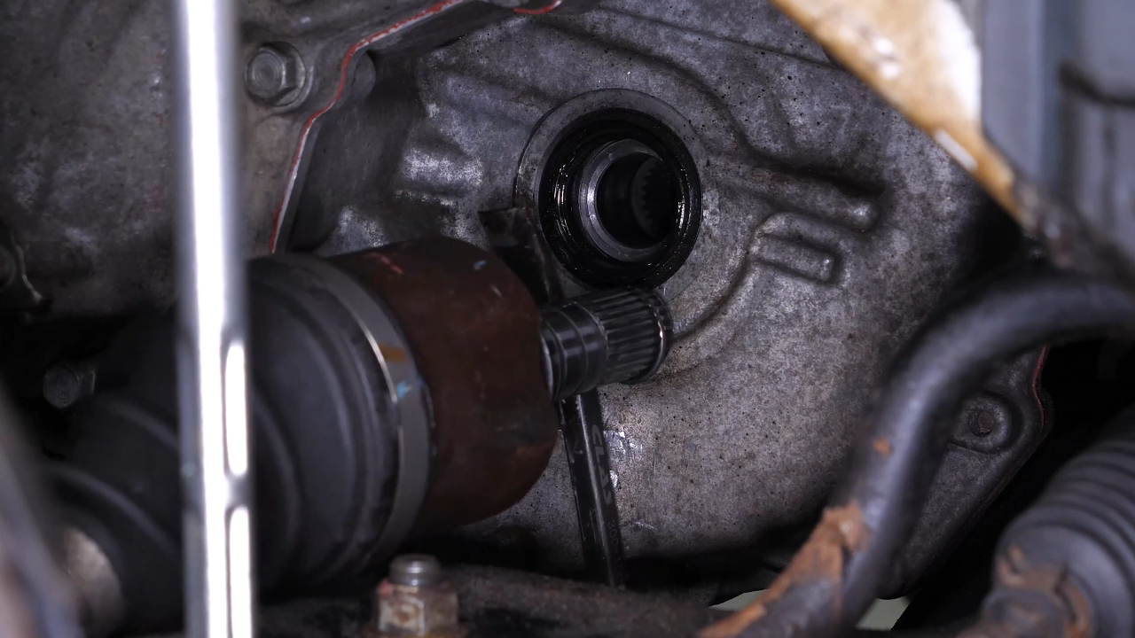 Remove the CV axle