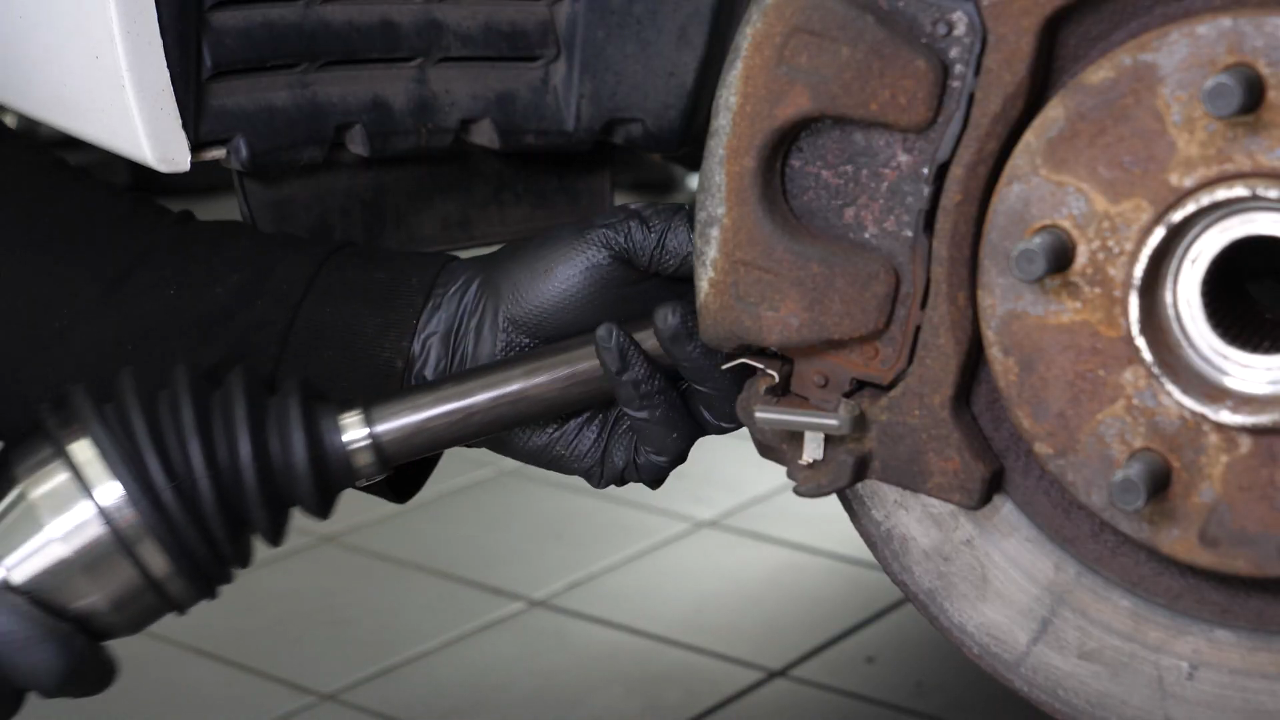Install the new CV axle
