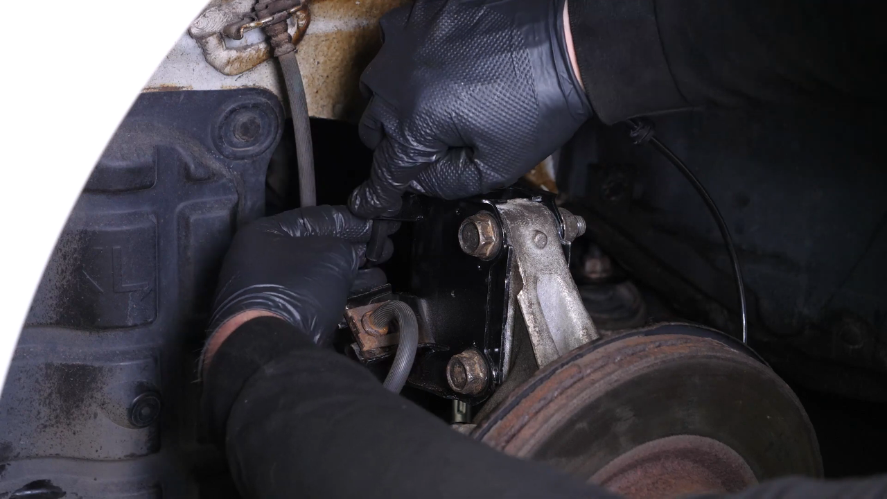Put the ABS sensor back