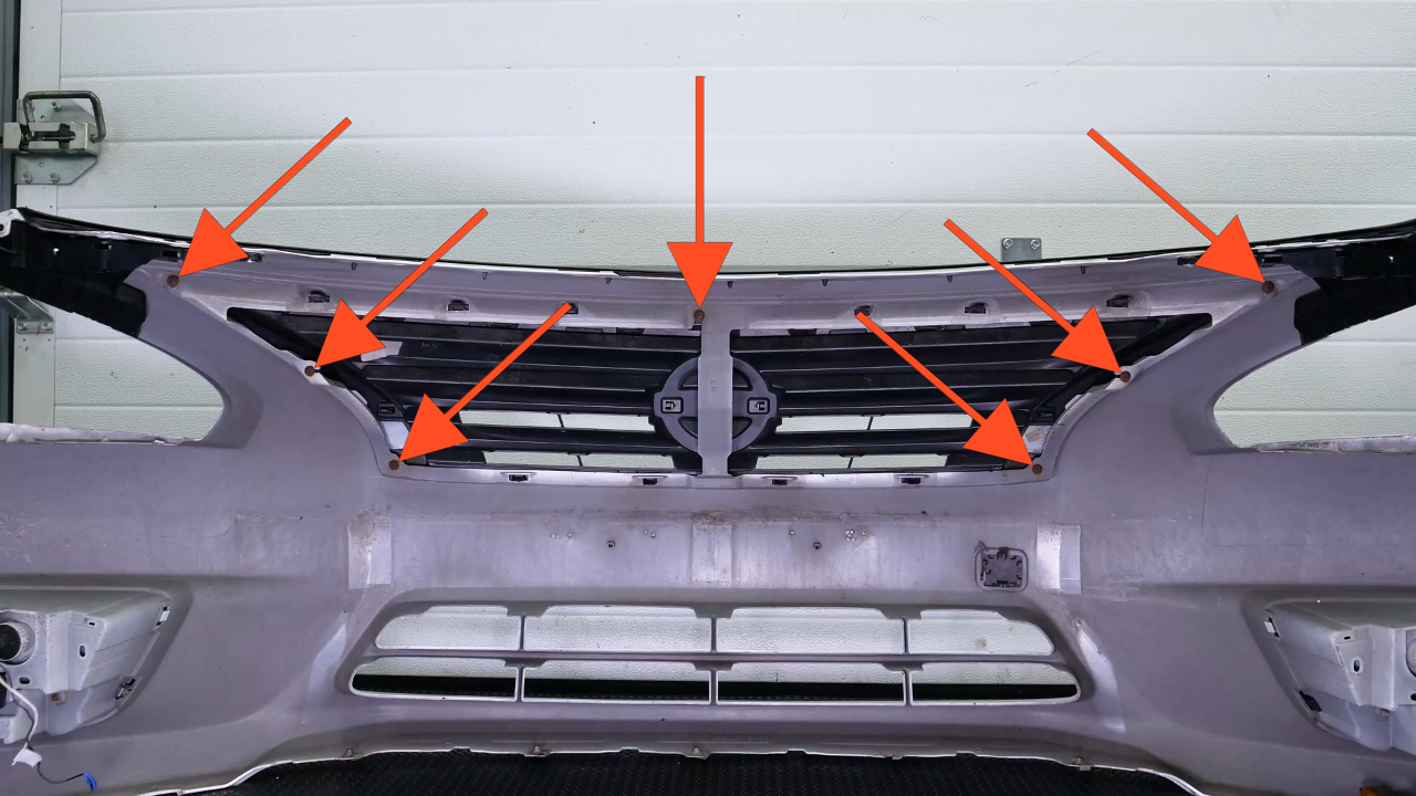 Remove the grille assembly