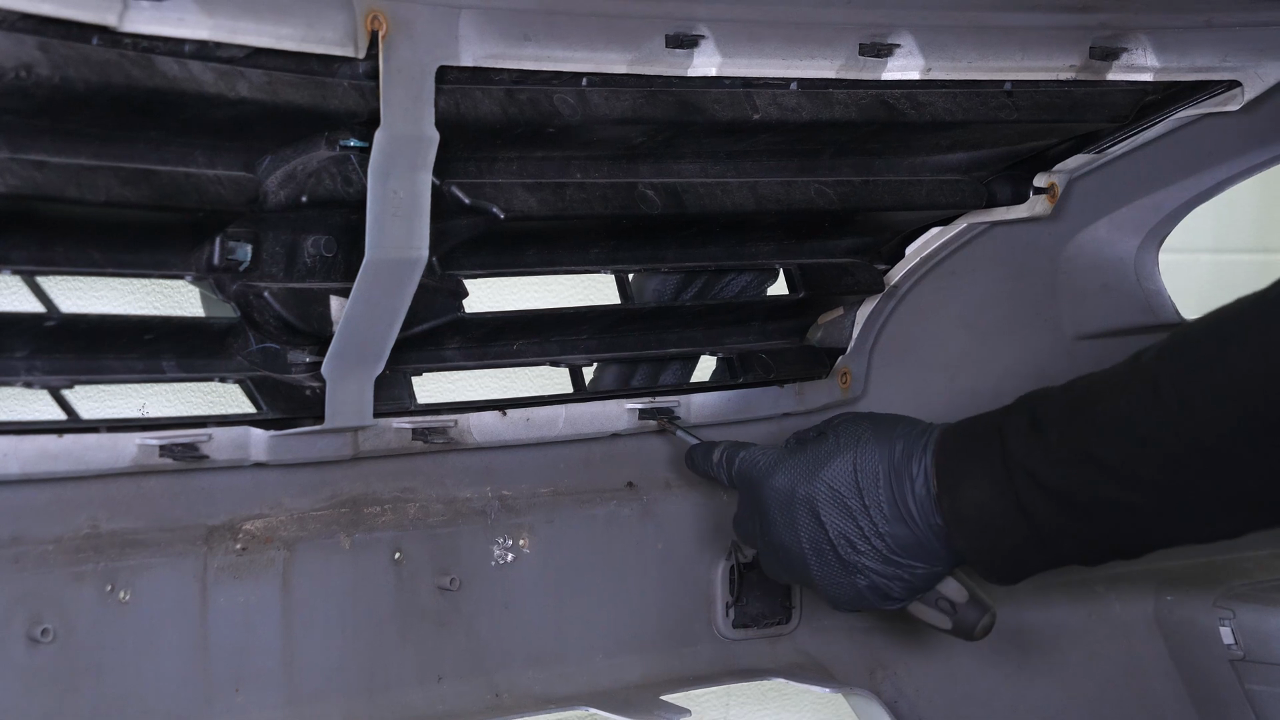Remove the grille assembly