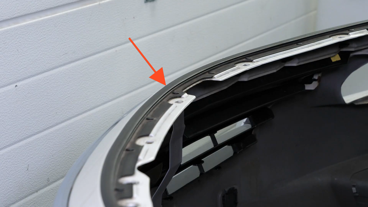 Prepare the new bumper cover