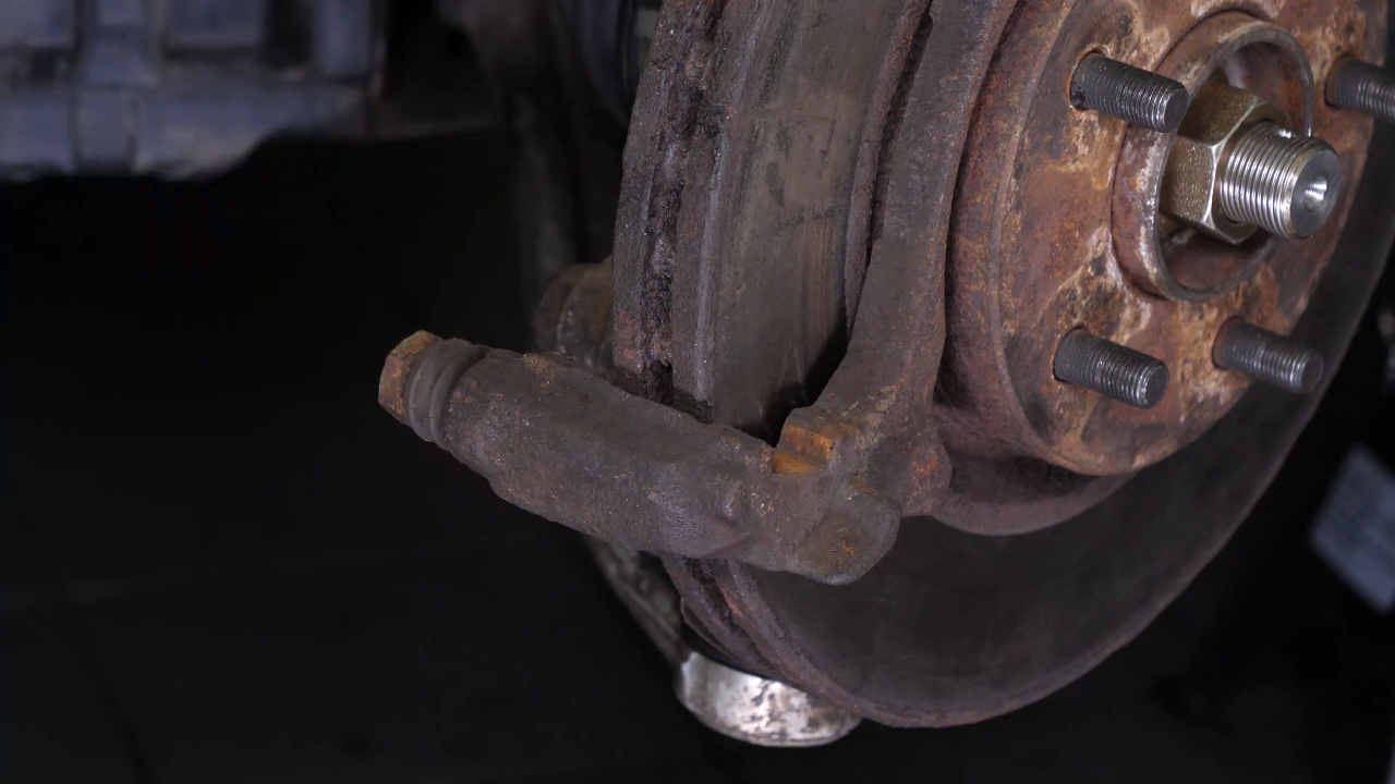 Remove the brake pads