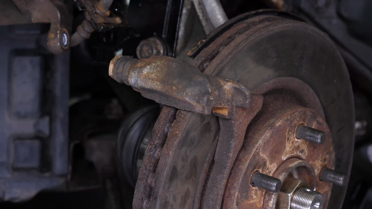 Remove the brake pads