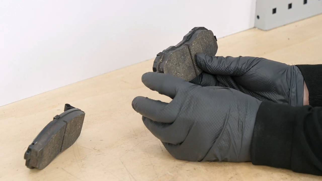 Place the brake pads