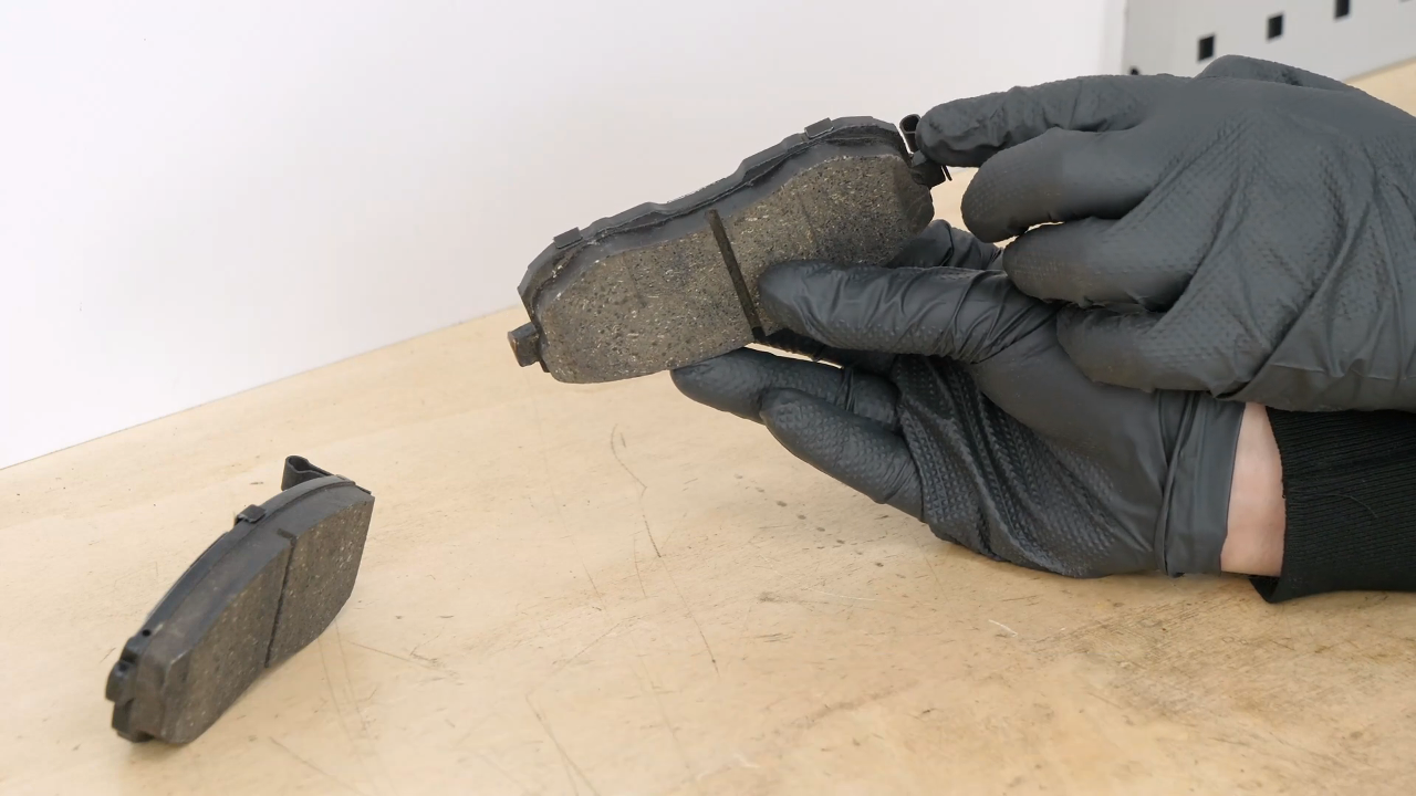 Place the brake pads