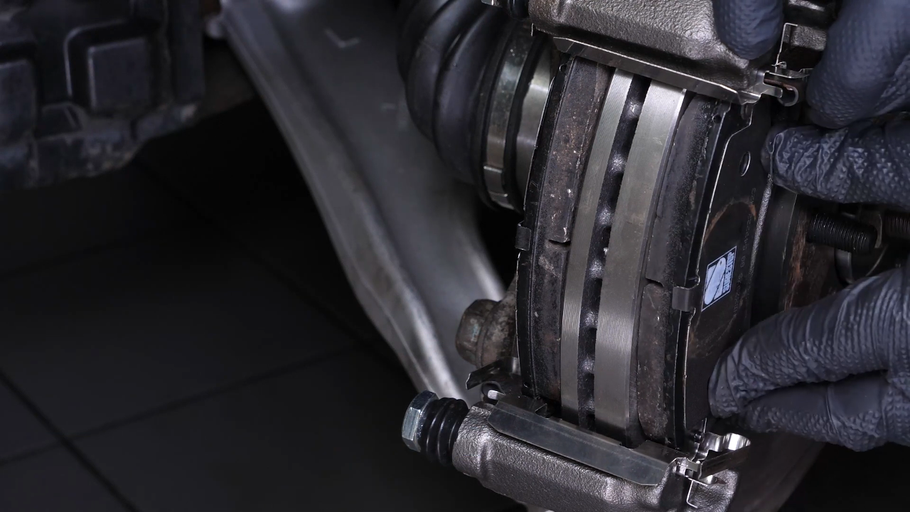 Place the brake pads