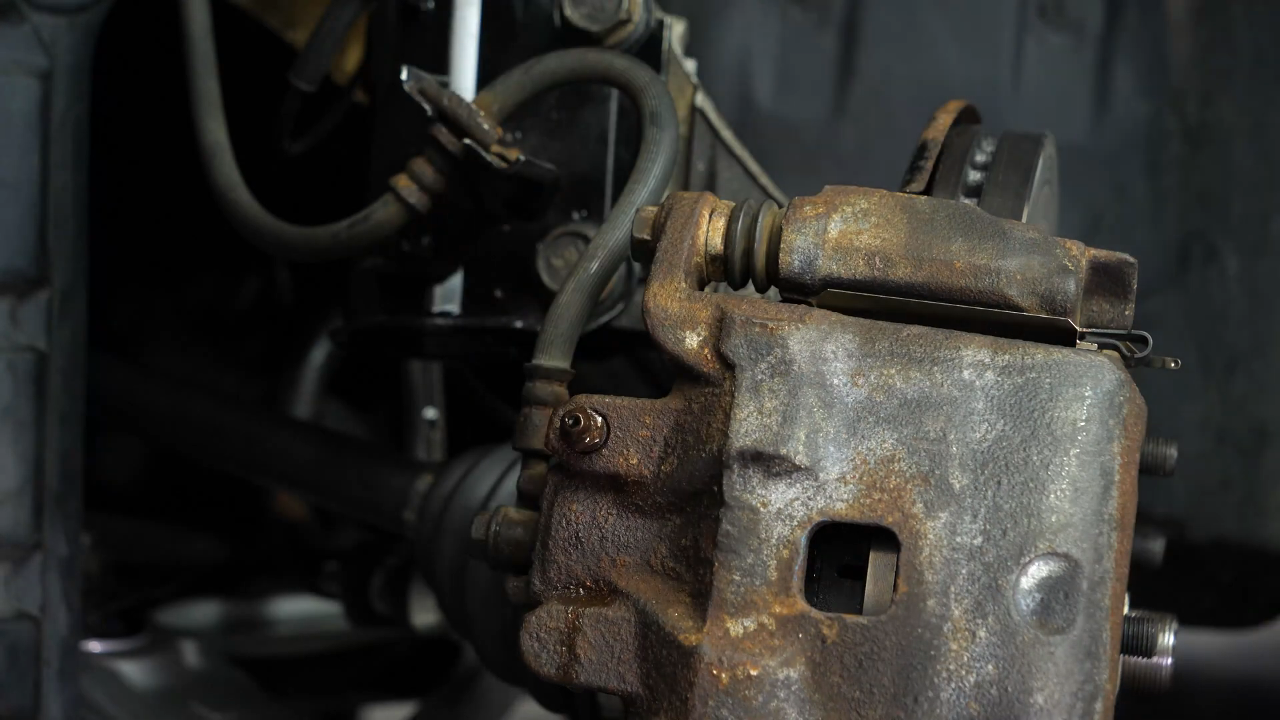 Bleed the brake fluid system