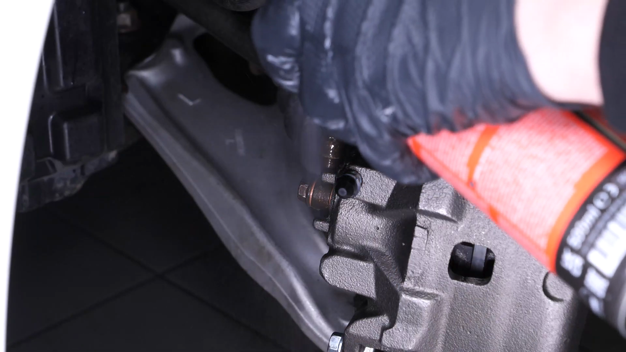 Bleed the brake fluid system