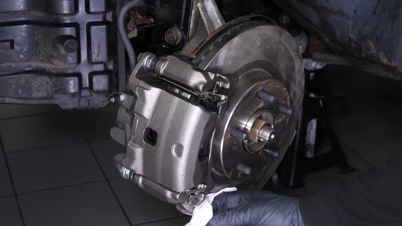 Bleed the brake fluid system