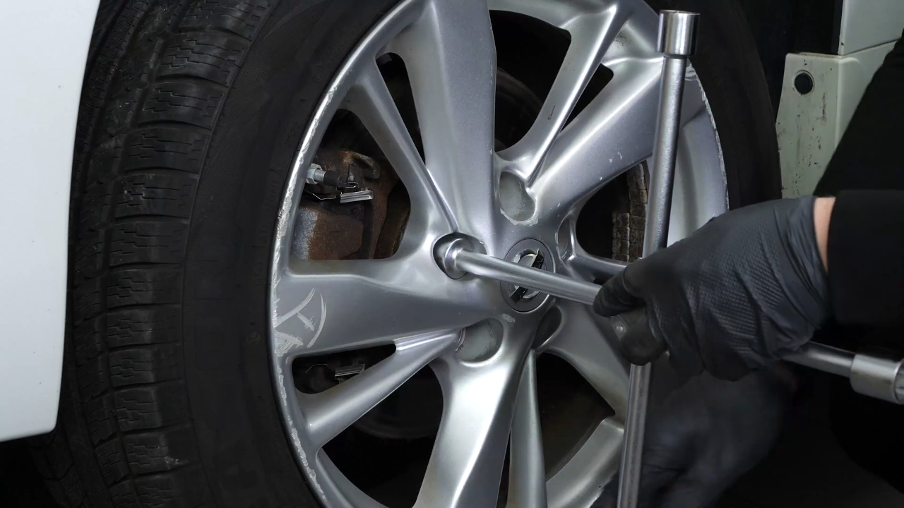 Put the vehicle back on the ground