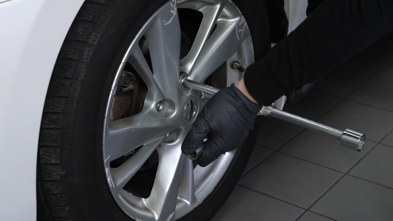 Put the vehicle back on the ground