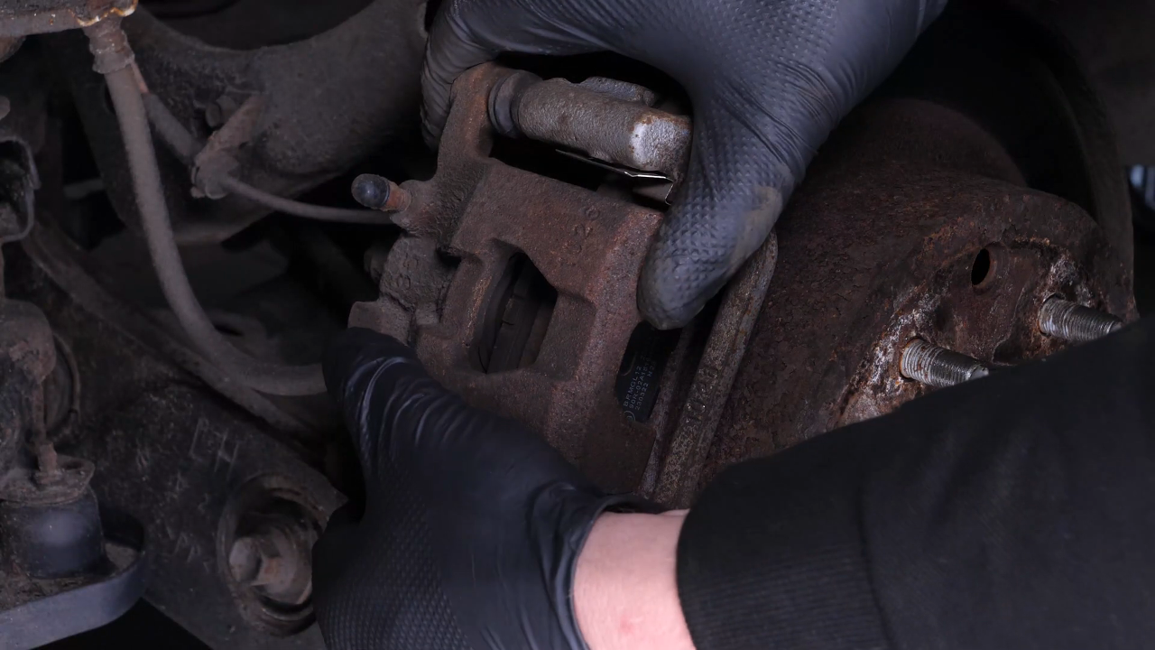 Remove the caliper