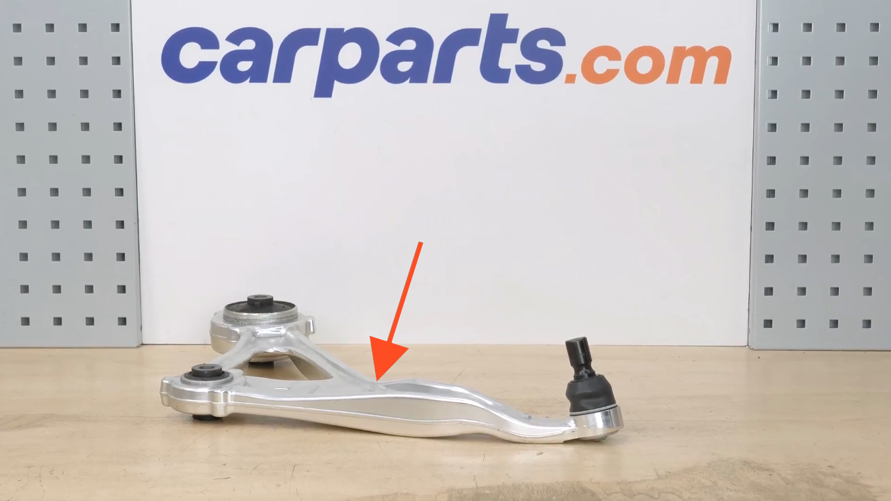 Prepare the new control arm