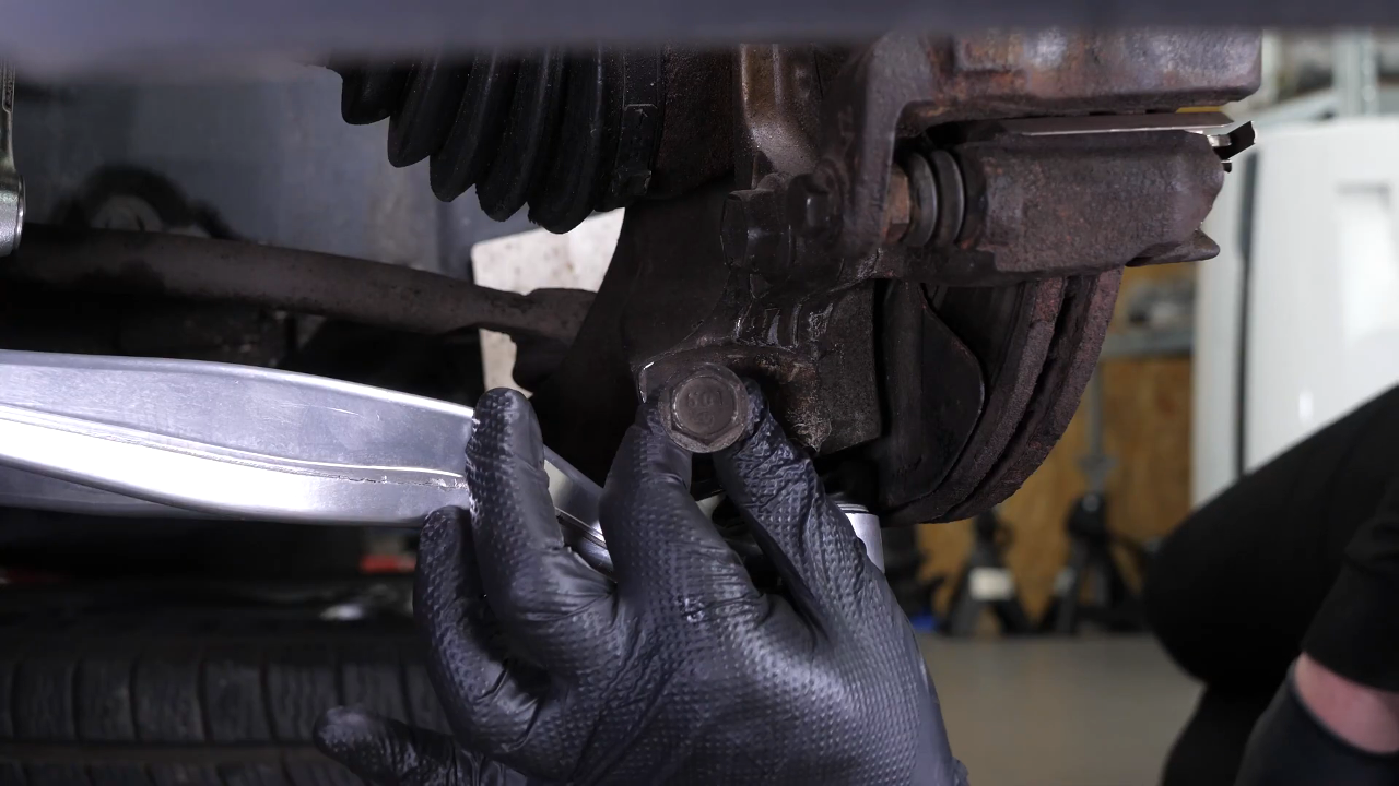 Set up the new control arm