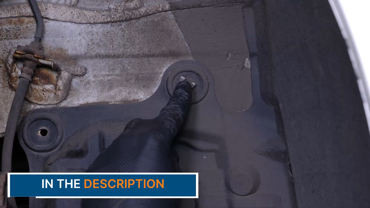 Access the oil filter