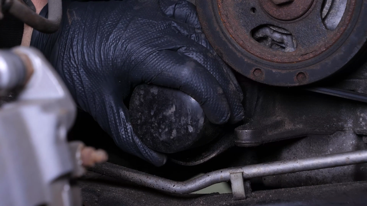 Remove the oil filter