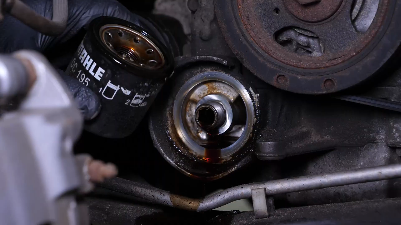 Remove the oil filter