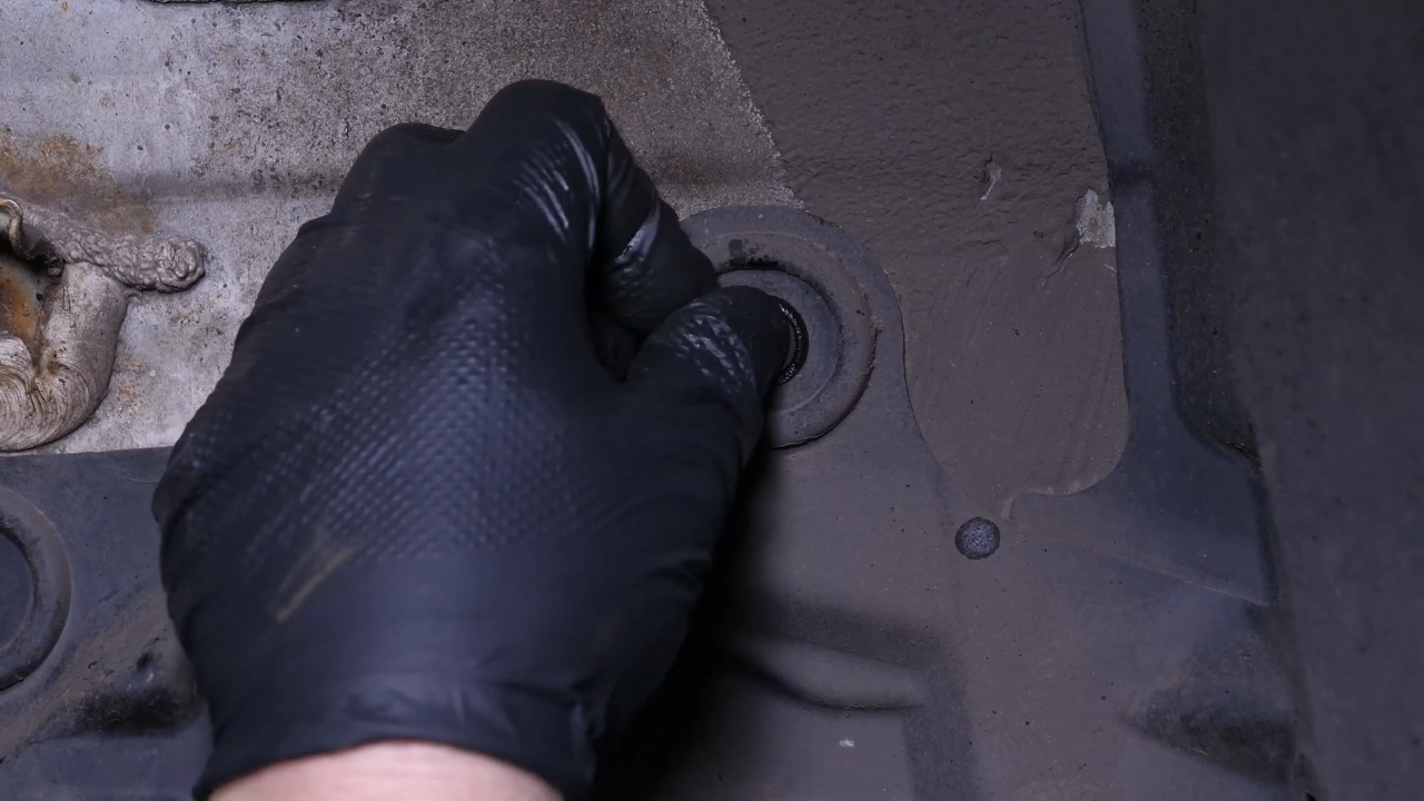 Reinstall the oil filter