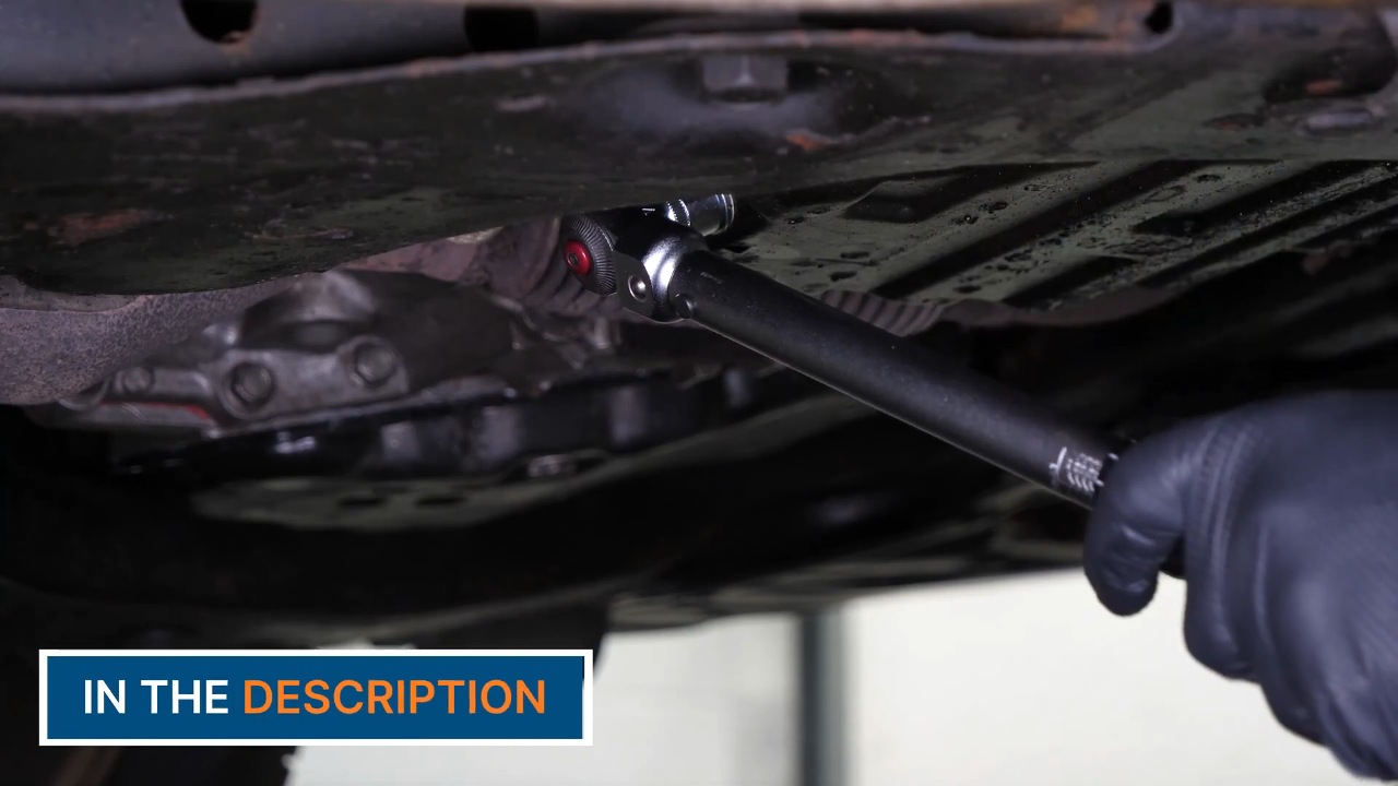 Install the new drain plug