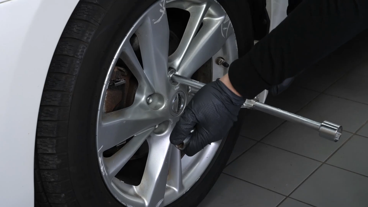 Put the vehicle back on the ground