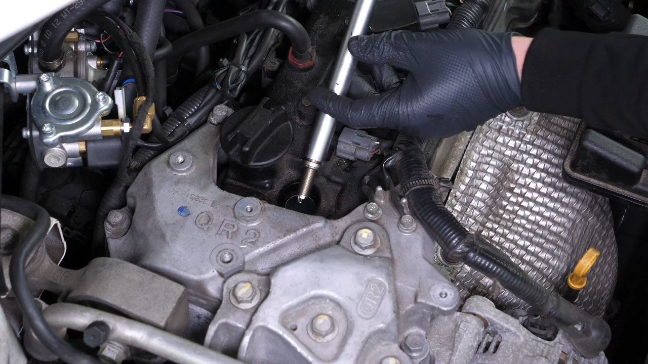 Install the new spark plugs