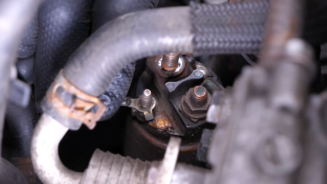 Disconnect the starter