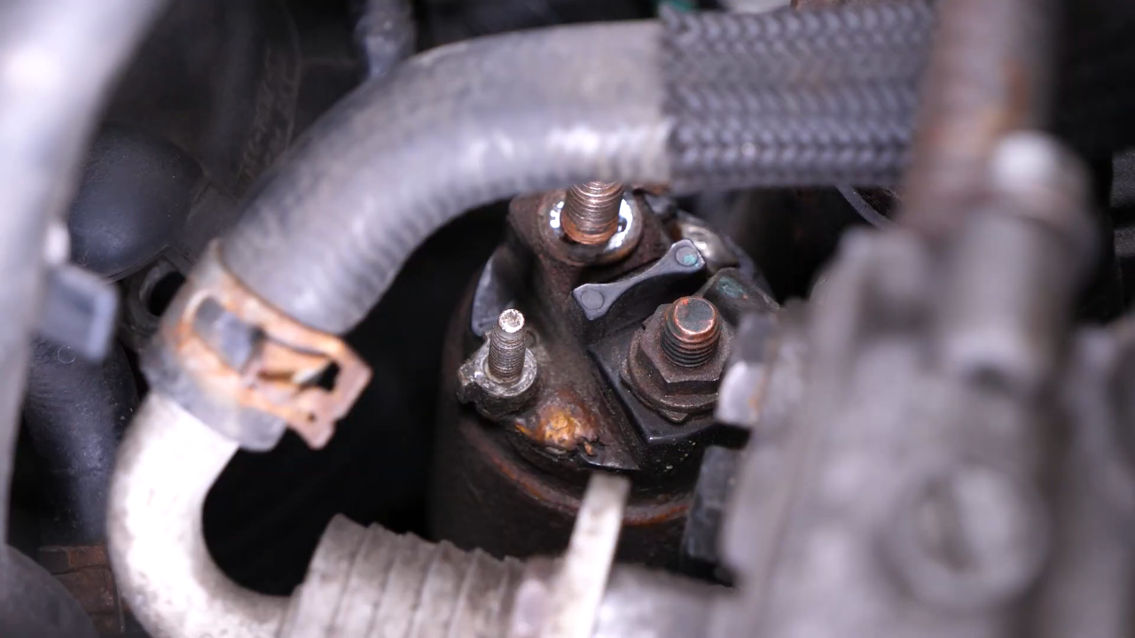 Disconnect the starter