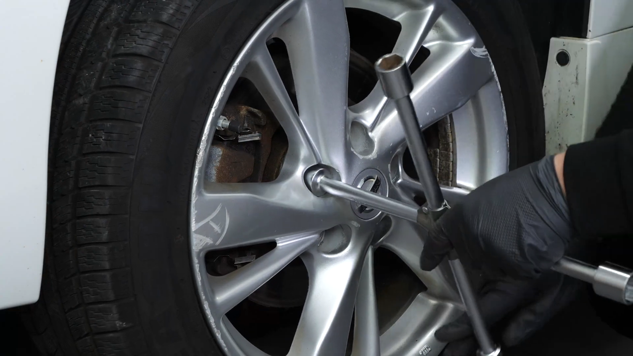 Put the vehicle back on the ground