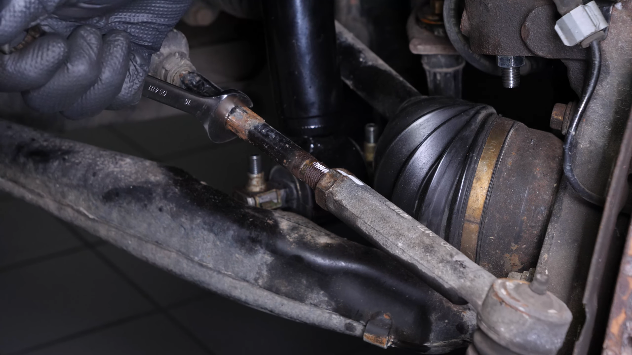 Remove the outer tie rod