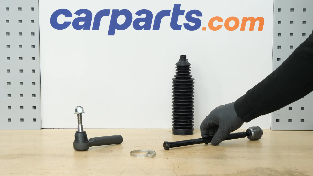Install the new inner tie rod