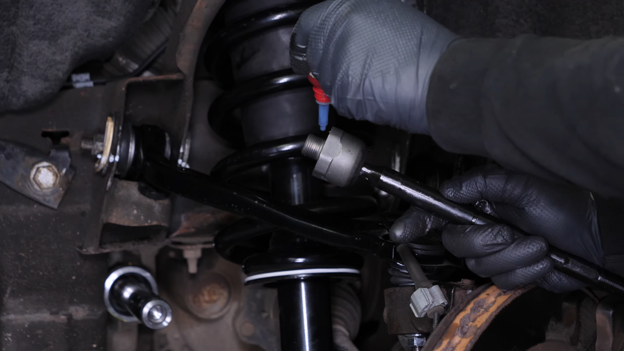 Install the new inner tie rod