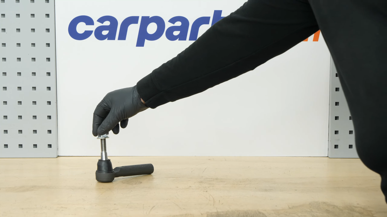 Install the new outer tie rod
