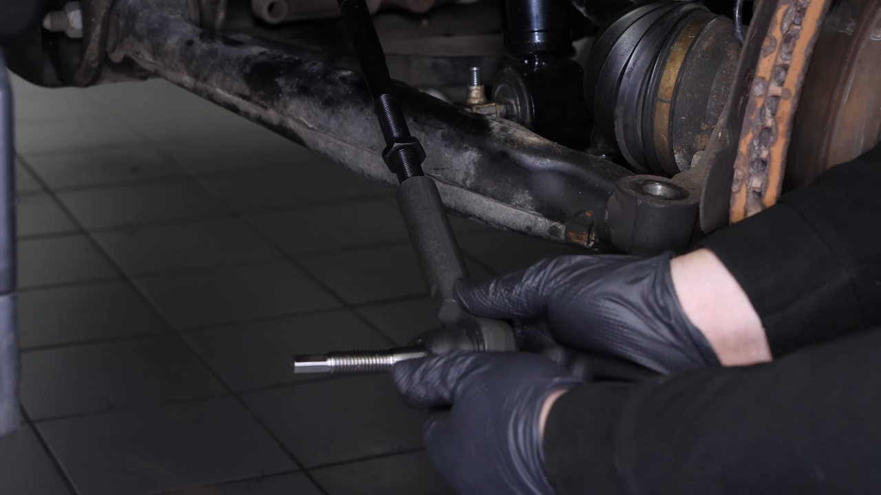 Install the new outer tie rod