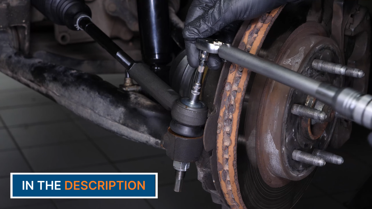 Finalise the tightening of the locknut