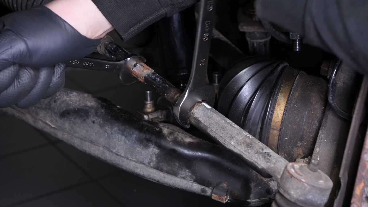 Remove the outer tie rod