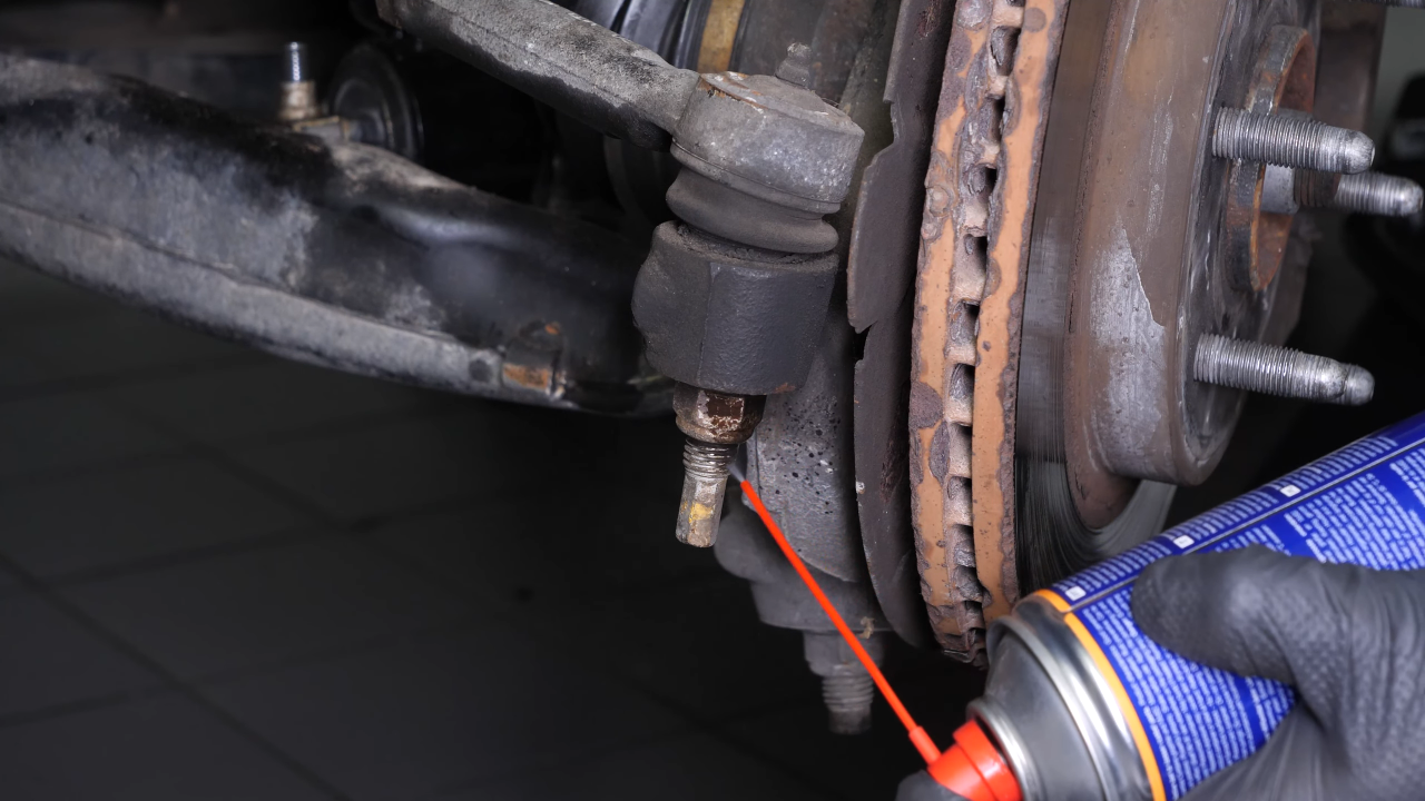Remove the outer tie rod