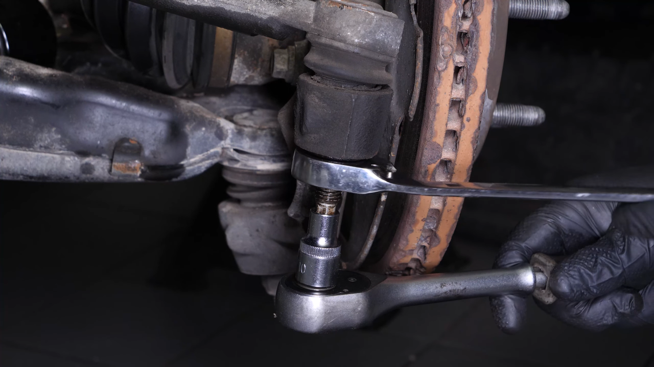 Remove the outer tie rod