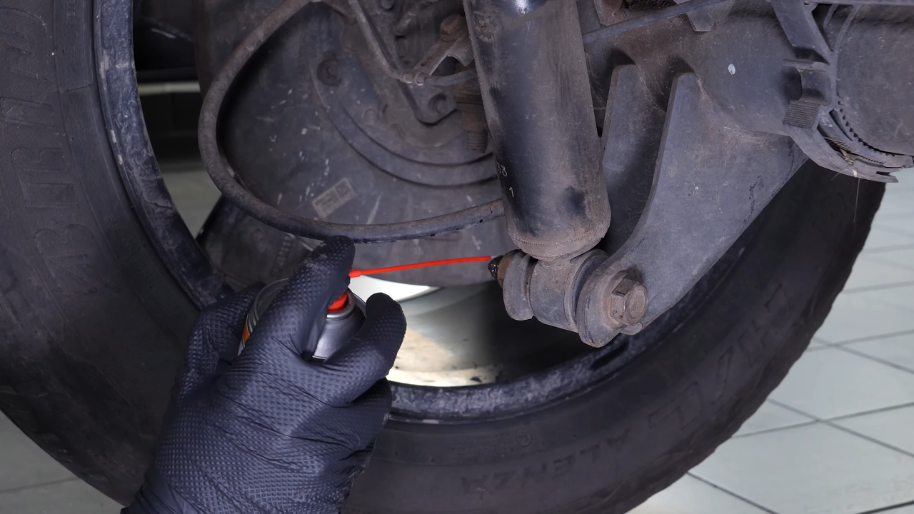 Remove the shock absorber