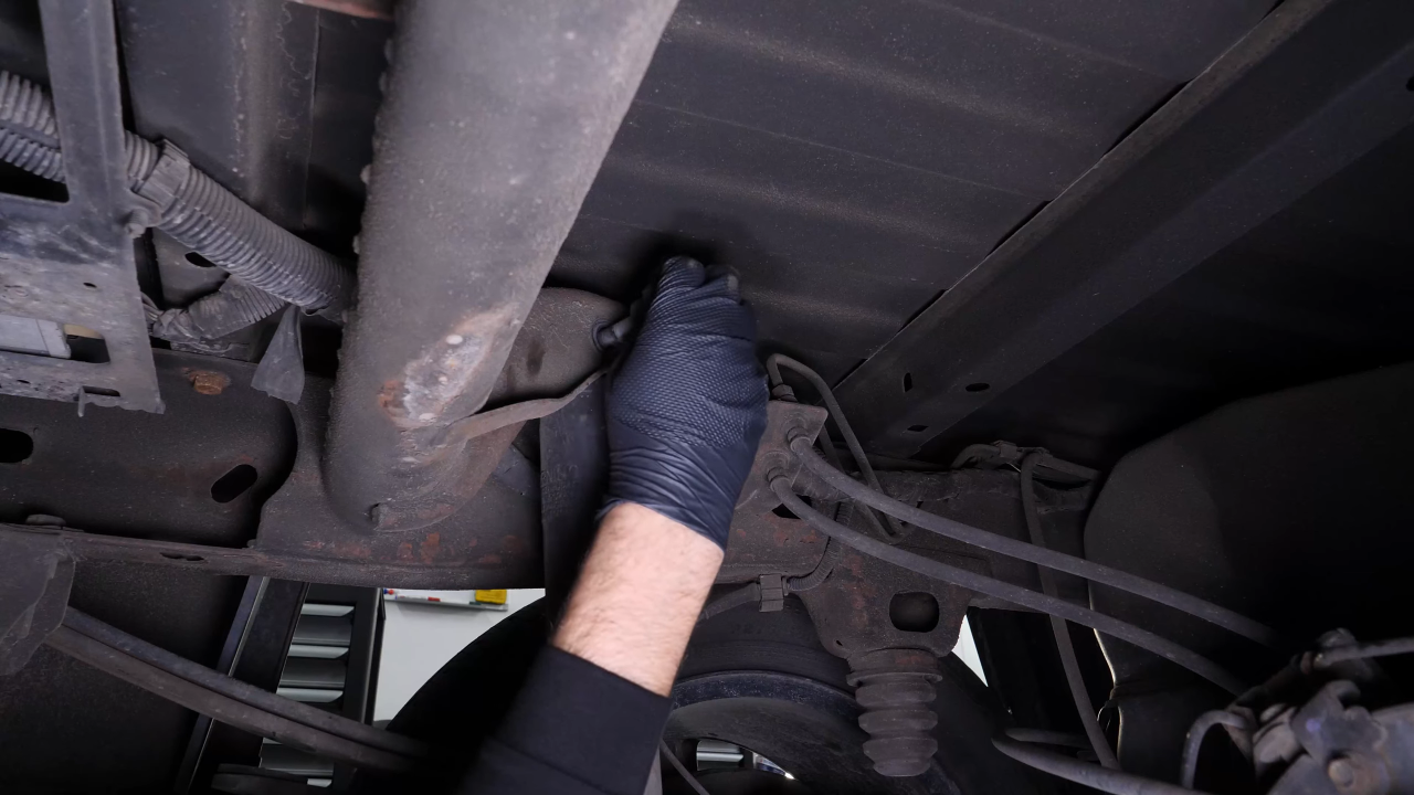 Remove the shock absorber