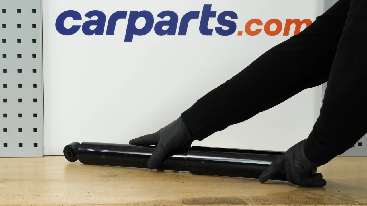 Prepare the new shock absorber