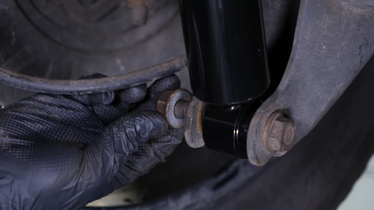 Install the new shock