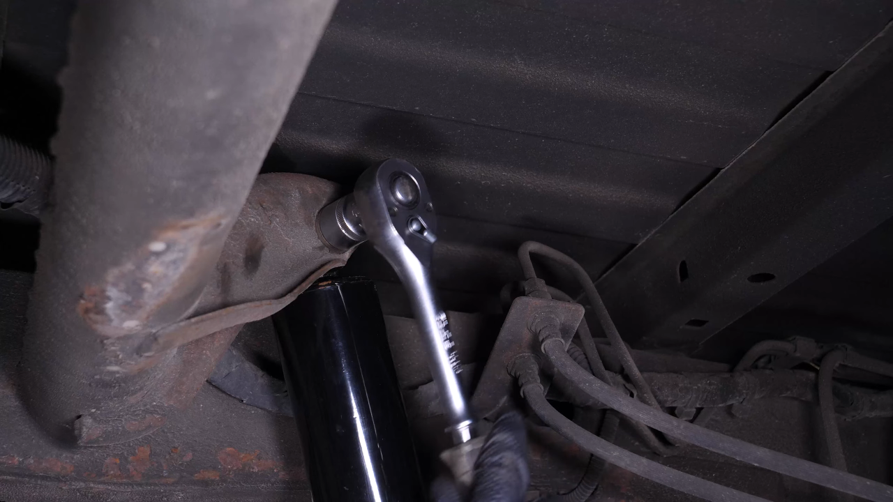 Install the new shock