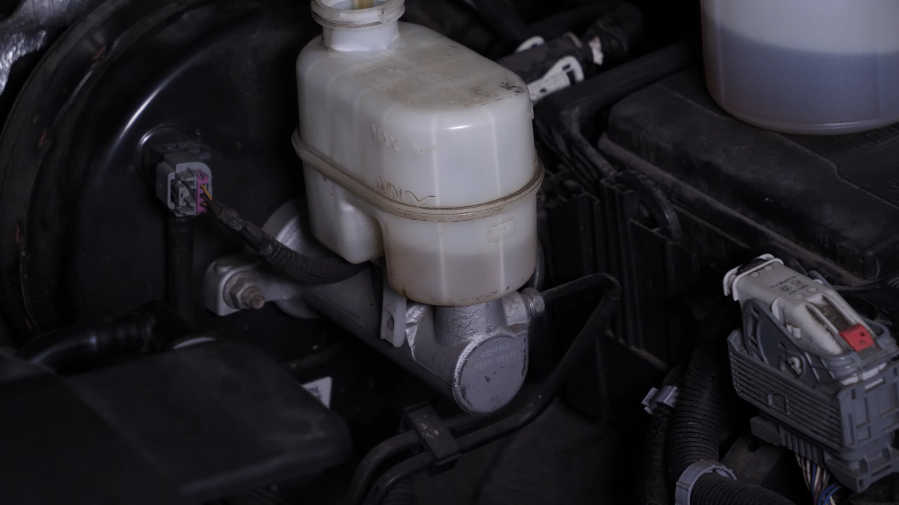 Renew the brake fluid
