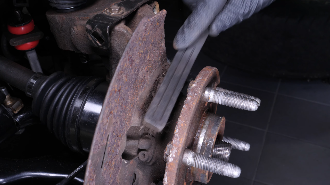 Remove the wheel hub