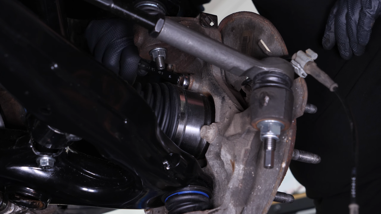 Remove the wheel hub